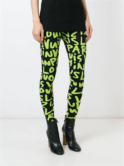 louis vuitton graffiti leggings|Louis Vuitton leggings price.